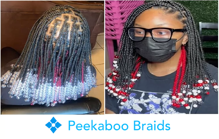 Peekaboo Braids with Beads