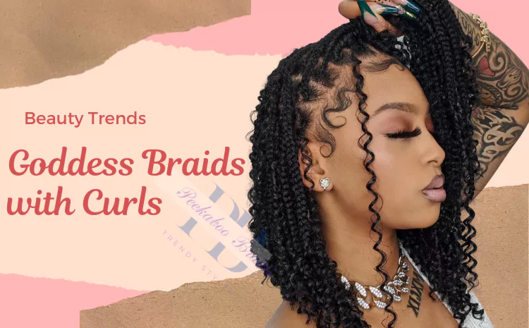 Goddess Braids with Curls